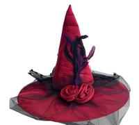 Uqezagpa Witch Hat Unique Web Decorated For Fashion Enthusiasts Suitable Halloween Costume Cosplay Party Halloween Hats Kids