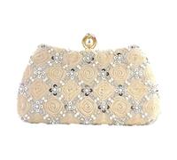 Uqezagpa Women Evening Clutches Bag Sequins Clutches Purse Handbag Fashion Bridal For Party And Wedding Sequins For Women Wedding Clutch Beads Handbag