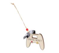 Uqezagpa Wood Christmas Tree Hanger Coating Pet-Safe Festive Decoration For Home Office Window Display Easy Hanging Christmas Accessory