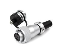 Uqezagpa WS16 TQ+ZM 2 3 4 5 7 9 10 Pin Aviations Connectors Waterproof Male Female Square Socket Metal Threaded