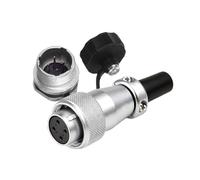 Uqezagpa WS16 TQ+ZM 2 3 4 5 7 9 10 Pin Aviations Connectors Waterproof Male Female Square Socket Metal Threaded