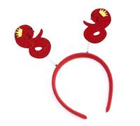 Uqezagpa Year Of The Snake Headband Unique Designs Chinese New Year Headpieces For Festivals And Celebratory Occasion Snake Designs Hairband