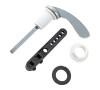 Uqezagpa Zincs Alloy Toilet Flush Handle Toilet Handle Replacement Flush Levers Repair Replace Tanks Flushers Zinc Alloy