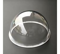 UQISOVI 4.7 Inch HD Clear Plastic Dome Cover, Polycarbonate Transparent Glass Protective Cover Round Camera Lens Cap Security CCTV Camera Housing, Dome Outer Diameter 120mm