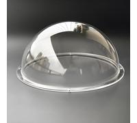 UQISOVI 8 Inch 200mm Diameter Clear Crystal Dome Acrylic Cover, Transparent Camera Replacement Plastic Plexi Glass Lens Cap Dustproof Security Camera Dome Cover, Pet Dog Fence Window Skylight Window