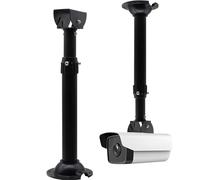 UQISOVI Surveillance Camera Ceiling Mount Bracket Universal Duckbill Hoisting Lengthening Black Telescopic Support for CCTV Security Bullet Camera (Length 40-80cm/15.7-31.5inch)