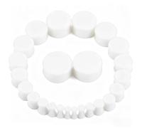 Uqnwbdq 6G-26mm Acrylic Solid Gauges Tunnels Stretching Kit 6G 4G 2G 0G 00G 12mm 14mm 16mm 18mm 20mm 22mm 24mm 25mm Double Flare Ear Gauges Tunnel Plug Earring Piercing Jewelry women Men, Acrylic