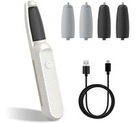 UQQU Electric Foot File, Electric Callus Removers for Feet, Rechargeable Electric Foot Callus Remover Pedicure Kits, Removes Dry Skin for Smoother Feet, Foot Care for Dead Skin Calluses - White