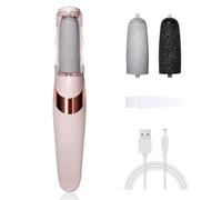 UQQU Electric Foot File, Electric Callus Removers for Feet, Rechargeable Electric Foot Callus Remover Pedicure Kits, Removes Dry Skin for Smoother Feet, Foot Care for Dead Skin - Pink