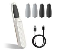 UQQU Electric Foot File, Electric Callus Removers for Feet, Rechargeable Electric Foot Callus Remover Pedicure Kits, Removes Dry Skin for Smoother Feet, Foot Care for Dead Skin Calluses - White