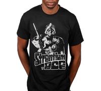 UQSQYDIYO 2000Ad Strontium Dog T-Shirt Unisex Sci-Fi Comic ABC Warrio Black Black
