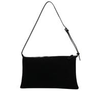 UQVUFIYJ Fashion Suede Tote Bag Messenger Bag Large Handbag for Women New women's high-end versatile style women's matte shoulder bag Lazy style retro matte suede velvet Large capacity commuter bag(Bl