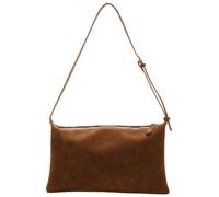 UQVUFIYJ Fashion Suede Tote Bag Messenger Bag Large Handbag for Women New women's high-end versatile style women's matte shoulder bag Lazy style retro matte suede velvet Large capacity commuter bag(Br