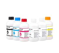 UQXJK 6PCS 250ML DTF Ink Kit Compatible With Direct Transfer Film PET Film For Desktop And Large Format DTF Printers Includes 1BK 1C 1M 1Y 2WH