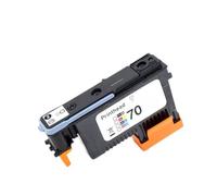 UQXJK Compatible Print Head Replacement For 70 Printhead Works With C9404A C9405A C9406A C9407A And Designjet Z2100 Z5200 Z3100 Z3200 Printers(1PCS PBK and LGY)