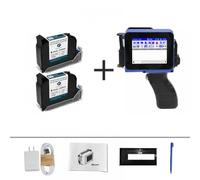 UQXJK PC12 12. 7mm Portable Handheld Inkjet Printer For QR Codes Barcodes Batch Codes Dates Numbers Logos And Expiration Dates(With 2 ink-12.7mm)