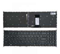 UQXJK Russian Keyboard Compatible With Aspire 7 A715-74G A715-75 A715-75G N17C2 N19C5 Black Without Frame Compatible With Similar Models
