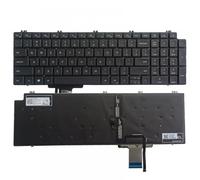 UQXJK US Keyboard With Backlight Compatible With D-EL-L 7550 7750 0713DM Black No Frame Compatible Replacement