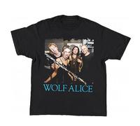 UR ANMEI Wolf Alice Signature Band Member S-3XL T-Shirt L438 Black XL