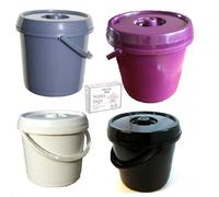 Ur Choice 14 Litre Nappy Bucket with Lid - Cream + 200 Nappy Bags Free by Whitefurze