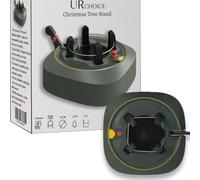 UR CHOICE Christmas Tree Stand - Securely Fits Up to 2.5m Trees | Heavy Duty, Stable Base with 3.2L Water Reservoir & 35cm Wide Diameter | Quick & Easy Assembly for Festive Displays
