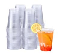 UR CHOICE Clear Plastic Cups- 500 Pack | BPA-Free, Durable, Stackable Drink Cups for Parties, Events, Travel & Everyday Use | Eco-Friendly & Washable Disposable Alternative (7oz, 180ML)