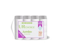 UR CHOICE Eco-Friendly Jumbo Toilet Paper Rolls | Pack of 36 | Long-Lasting & Soft Bathroom Tissue for Home & Commercial Use