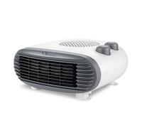 UR CHOICE Portable Flat Fan Heater - Cool Air Option, Adjustable Thermostat - Ideal for Workspace & Household - Dual Heat Modes, Safety Feature (1000W/2000W)