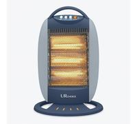 UR CHOICE Quartz Halogen Heater 3 Bar, Portable Electric Room Heater 400W/800W/1200W, Silent Low Energy Indoor Heater with Carry Handle, Overheat & Tip Over Protection, Ideal for Home & Office