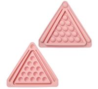 UR URLIFEHALL 2 Pcs Silicone Billiards Ball Moulds Sports Shaped Chocolate Moulds for Cake Decoration Candy Soap Jelly Cookie Ice Cube Crafts