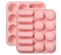 UR URLIFEHALL 2 Pcs Silicone Chocolate Moulds Brain Eye Finger Shaped Fondant Moulds for Cake Decoration Bread Candy Pudding Butter Making