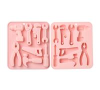 UR URLIFEHALL 2 Pcs Silicone Tool Moulds Screwdriver Hammer Wrench Shape Chocolate Moulds for Cake Decoration Candy Soap Cookie Ice Cube Crafts