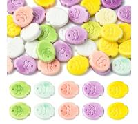 UR URLIFEHALL 50 pcs Handmade Porcelain Fish Beads Ocean Animal Shaped Ceramic Beads for Jewelry Making Bracelet Crafts Hairband Keychain