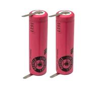 UR14500AC 3.7V 740mAh Battery Compatible for Oral B Pro 2 Type 3766 3758 3759 3794 iO4 iO5 iO6 iO7 iO9 iO8 iO10 Electric Toothbrush Shavers(Solder Leg Battery,2pcs)
