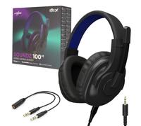 uRage Gaming Headset SoundZ 100 V2 Wired Multi-Platform Headphones for PS4/PS5/PC/Xbox/Laptop/Smartphone Over-Ear Black