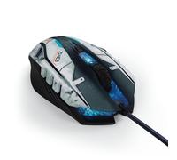 Urage Gaming Mouse Morph SciFi Gamer Cable PC LED 2400dpi 6 Buttons Omron