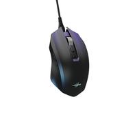 uRage Gaming Mouse "Reaper 800 8K" Wired Mouse 26,000 DPI Pixart Sensor 8000 Hz Polling Rate 11 Programmable Buttons TTC Golden Switches 80 Million Clicks Removable Cable RGB Black