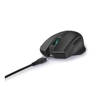 uRage RGB Reaper Gaming Mouse 410 Inches (Gaming Mouse LED Light, Ultra Light, Right Handed, 6 Programmable Buttons, 6200 dpi, Optical Sensor, Software, Detachable Cable 2 m) Black