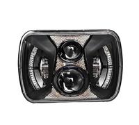 URAGER Headlight Assembly 75W 5X7 LED Square Headlights For For GMC Angel Eyes DRL H4 Front Light Headlamp For Car Car Headlights(1pcs 75W headligt 01)