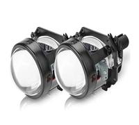 URAGER Headlight Assembly Car Motorcycle Replacement 100W 20000LM 2.5 Inch Bi-led Lens High Low Beam LED Projector Lenes For Headlight H4 H7 9005 9006 LED Car Headlights(No Shrouds LHD)