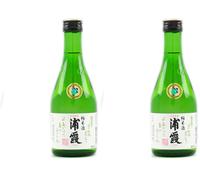 Urakasumi Junmai - Sake 300ml 15% | Premium Japanese Rice Wine Smooth & Rich Flavor Traditional Brewed Junmai (Pack of 2)