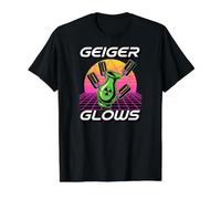 Uranium Glass Geiger Glows Radium Vaseline Collecting Value Graphic T-Shirt, Men, Black, L