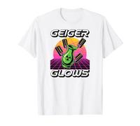 Uranium Glass Geiger Glows Radium Vaseline Collecting Value Graphic T-Shirt, Men, White, L