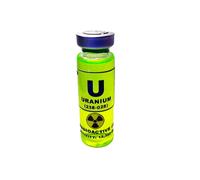 Uranium Vial Glowing Under UV light Prop Replica Radioactive Nuclear Joke