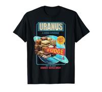 Uranus Brand Fudge Hot or Cold Tastes Great Retro Planet T-Shirt