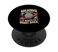Uranus "Uranus Called" Retro Design PopSockets Adhesive PopGrip