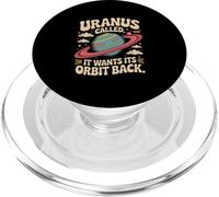 Uranus "Uranus Called" Retro Design PopSockets PopGrip for MagSafe