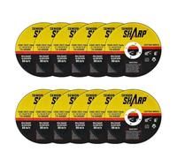 URAQT 12 Pack 115mm*1.2mm Cutting Discs for Angle Grinder, Professional Abrasive Cutting Discs, Stainless Steel Cut off Wheel for Angle Grinder for Fast Cuttings Steel Iron Aluminum and Ferrous Metals