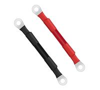 URAQT 15cm Car Battery Cable 2 Pcs, 2AWG 35mm² Car Battery Jump Leads, Battery Cables 12V Heavy Duty with Ring Terminals, Copper Wire Battery Inverter Cable Battery Leads for Motorcycle Truck RV Car