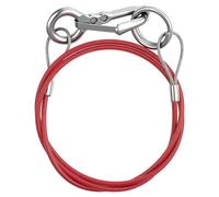 URAQT Breakaway Cable, Trailer Caravan Breakaway Break Away Cable, Easy Quick Fit Breakaway Cable, Towing Caravan Trailer for Breakaway Brake Safety Handbrake (Ring type)